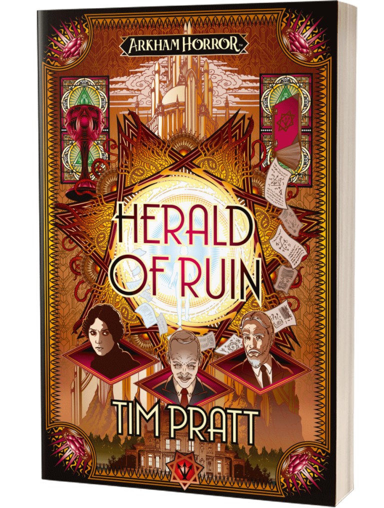 ARK Herald of Ruin Tim Pratt 3D book cover