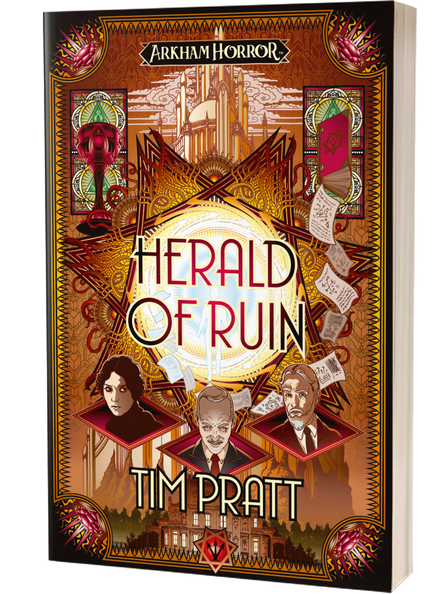 ARK Herald of Ruin Tim Pratt 3D book cover