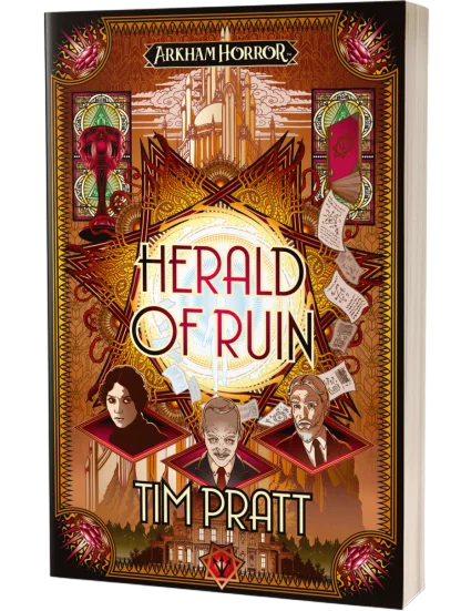 ARK Herald of Ruin Tim Pratt 3D book cover