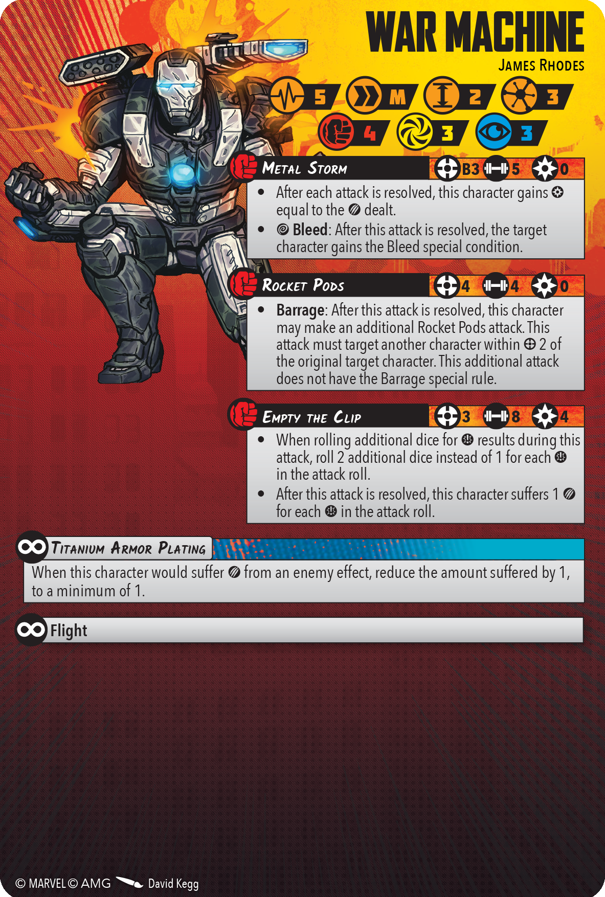 Marvel: Crisis Protocol War Machine DTZ-19