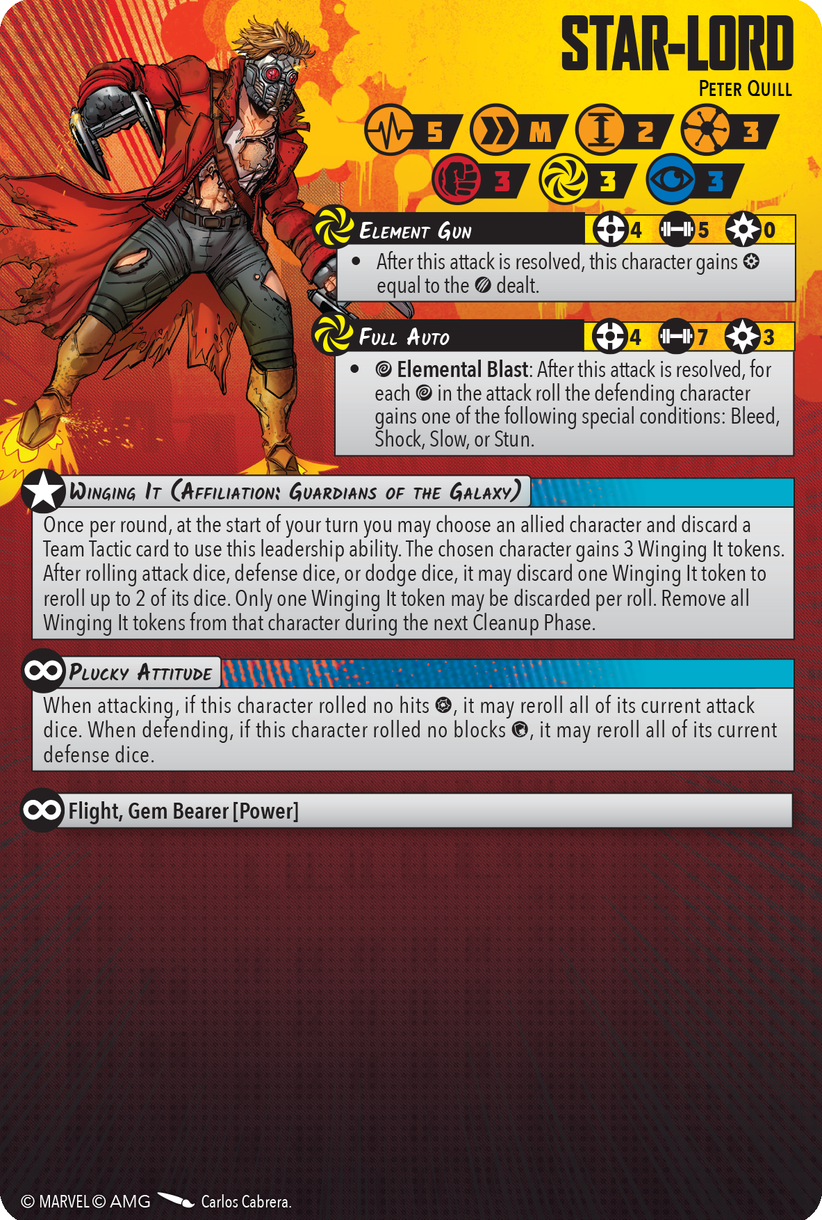 Atomic Mass Games Marvel: Crisis Protocol - Star-Lord Character Pack
