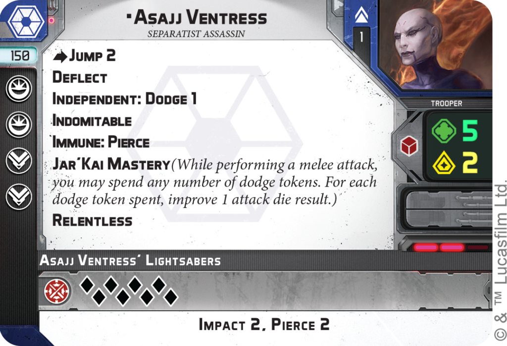 Scene to Stats: Asajj Ventress - atomicmassgames