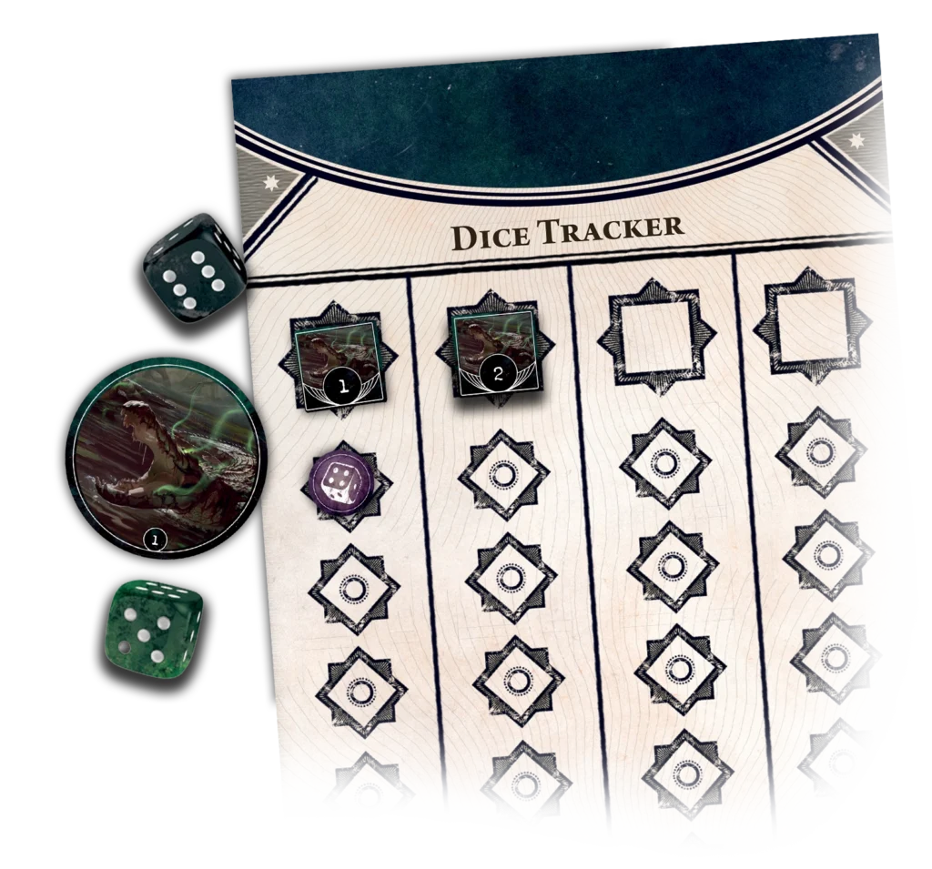 Welcome To Promise dice tracker components.