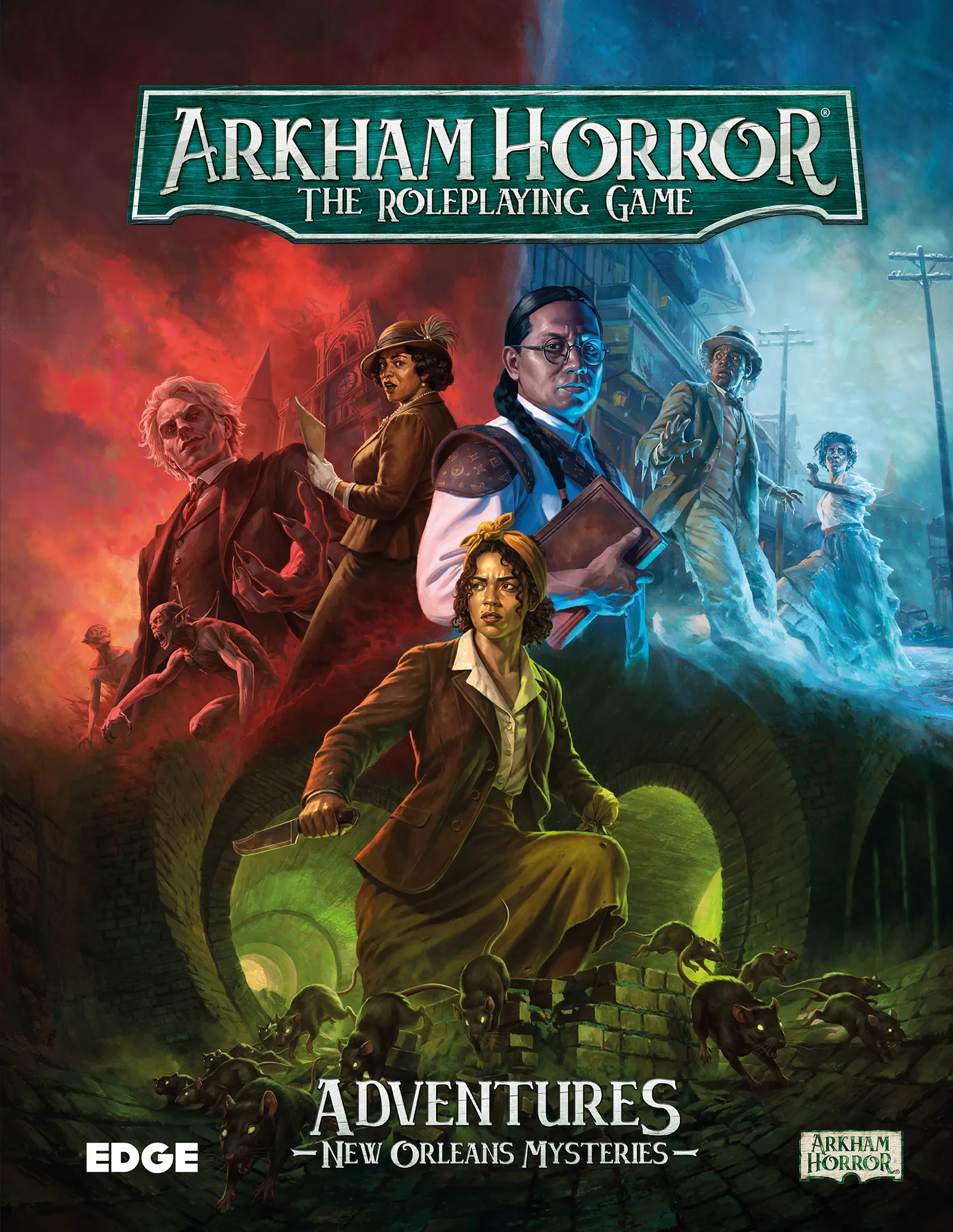 The front cover of New Orleans Mysteries