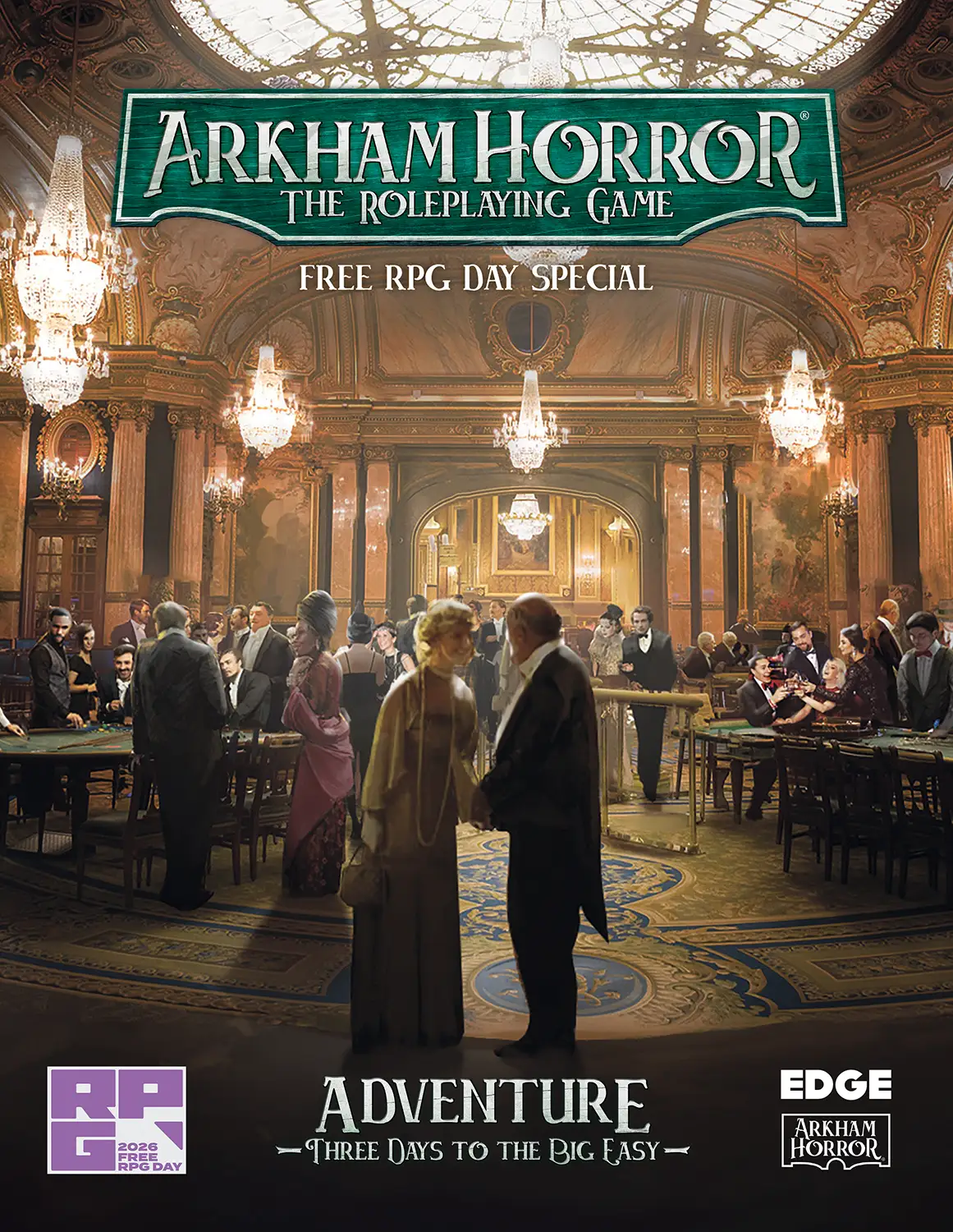 Cover of Three Days to the Big Easy - an Arkham Horror RPG adventure