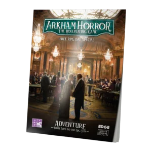 3D render of Arkham Horror: The Roleplaying Game Free RPG Day Special Adventure.
