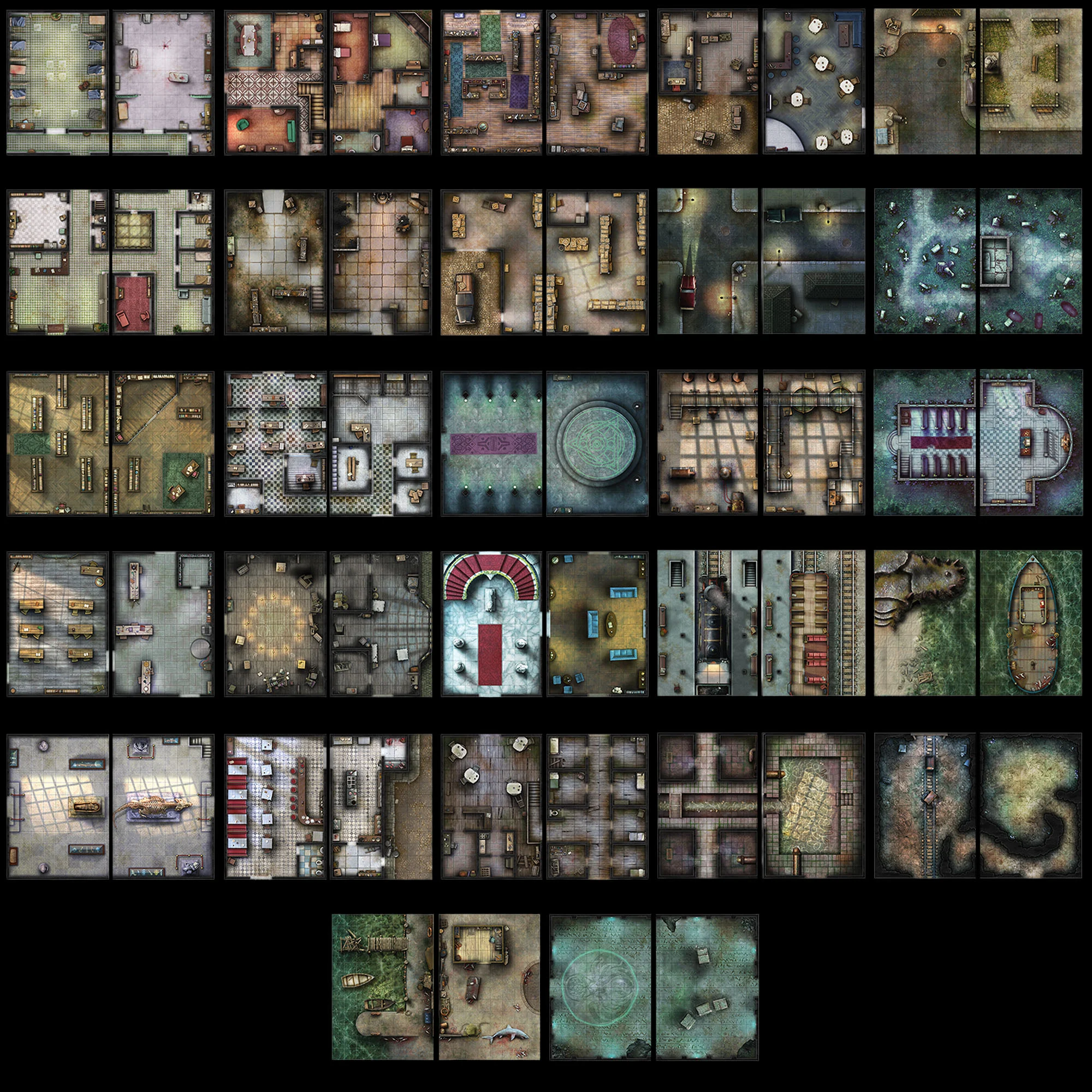 Loke Battlemats Contents2