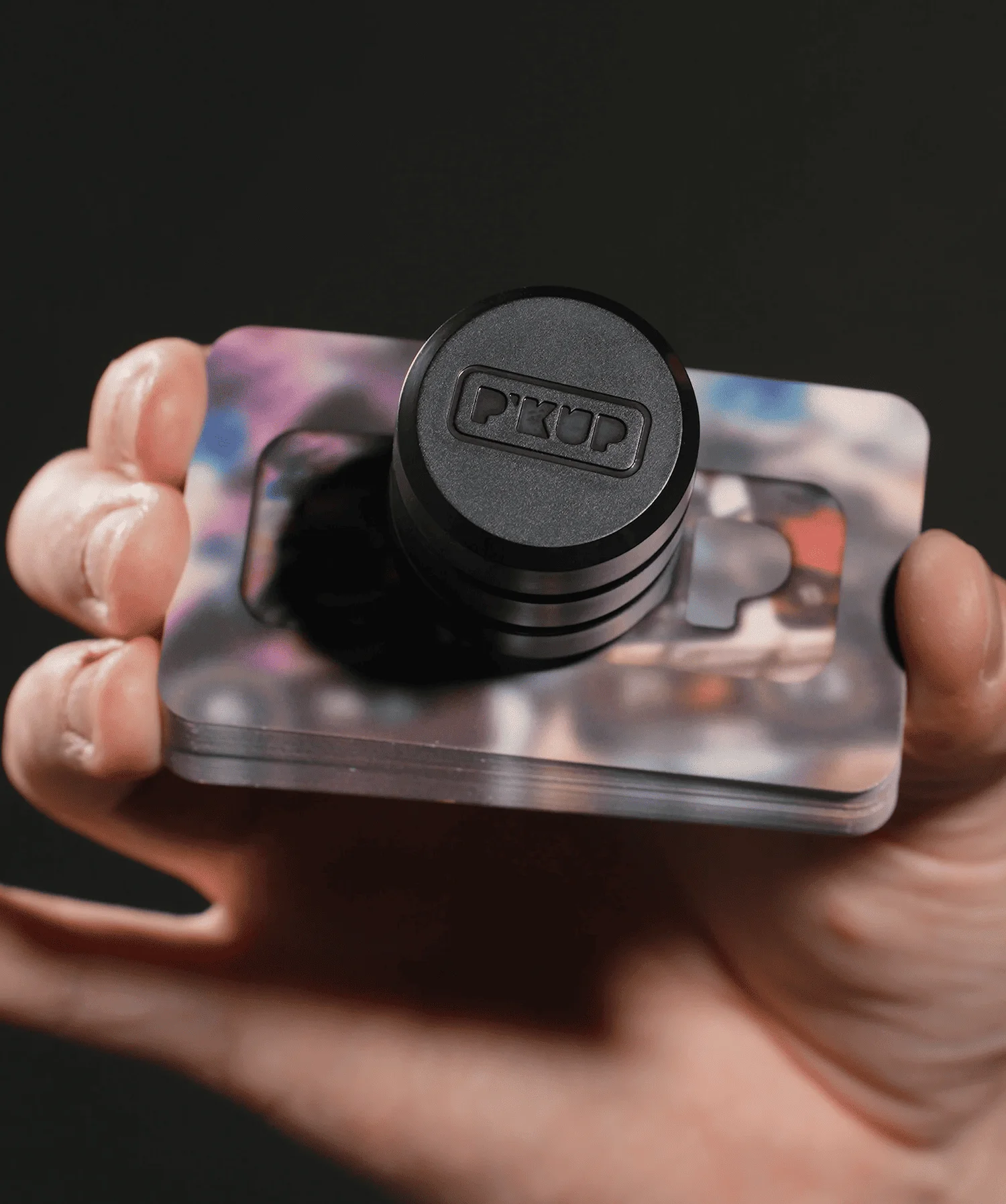 Card Grabber helping players securely grip and manipulate a deck of playing cards.
