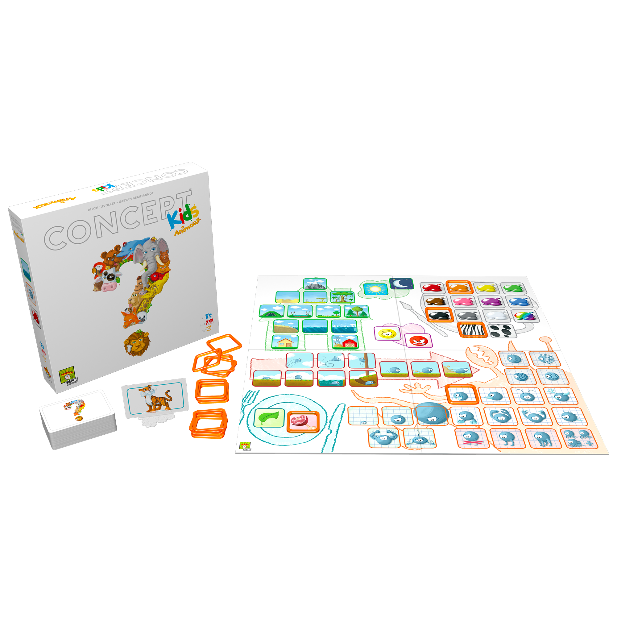 Repos Production - 🖨️ PRINT & PLAY ~ Concept Kids Animals is now available  for Print & Play ! 🖨️ With the icons, find the 22 animals! 🦁✨ The Kids  version of, concept kids 