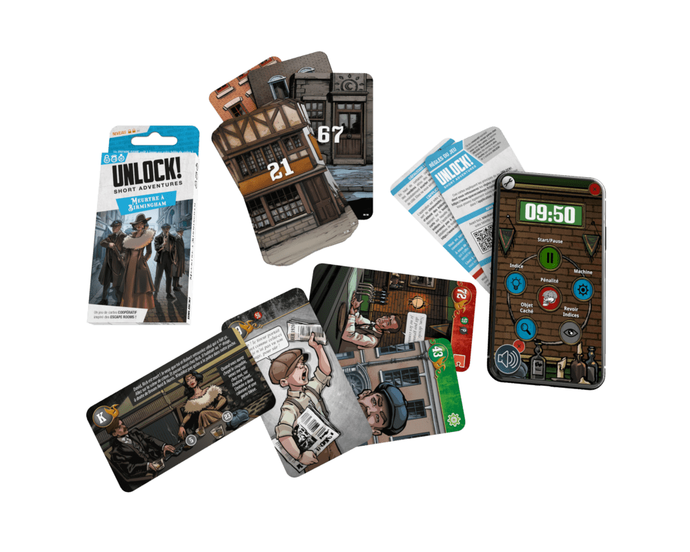 Unlock Short Adventures Set – 3 Escape Games Auf Französisch | + 1 Flaschenöffner Blumie | Ab 10 Jahren