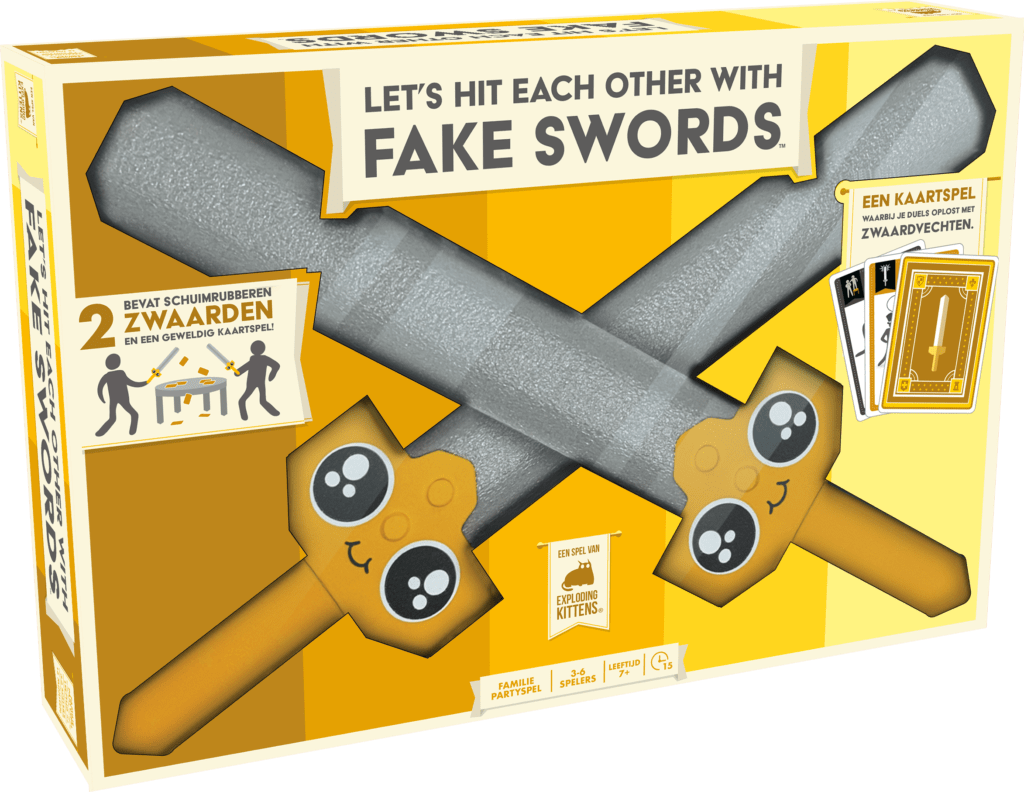 Let’s hit each other with fake swords