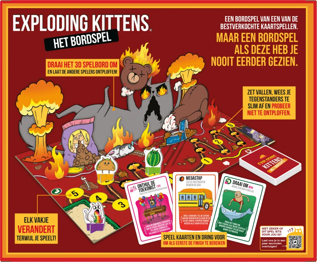 exploding kittens bordspel back