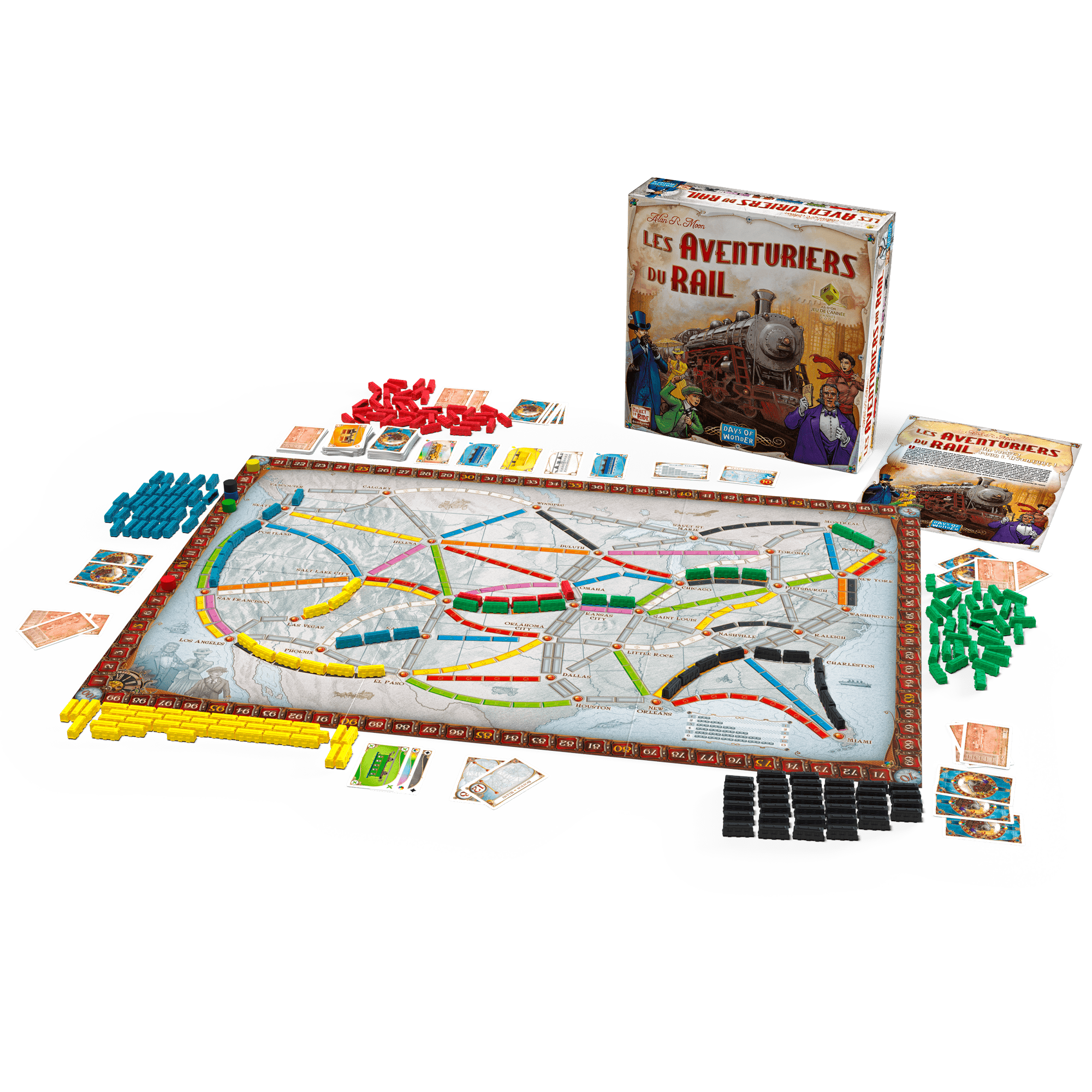 Asmodee : Aventuriers Du Rail-New-York 1960 (French Game)