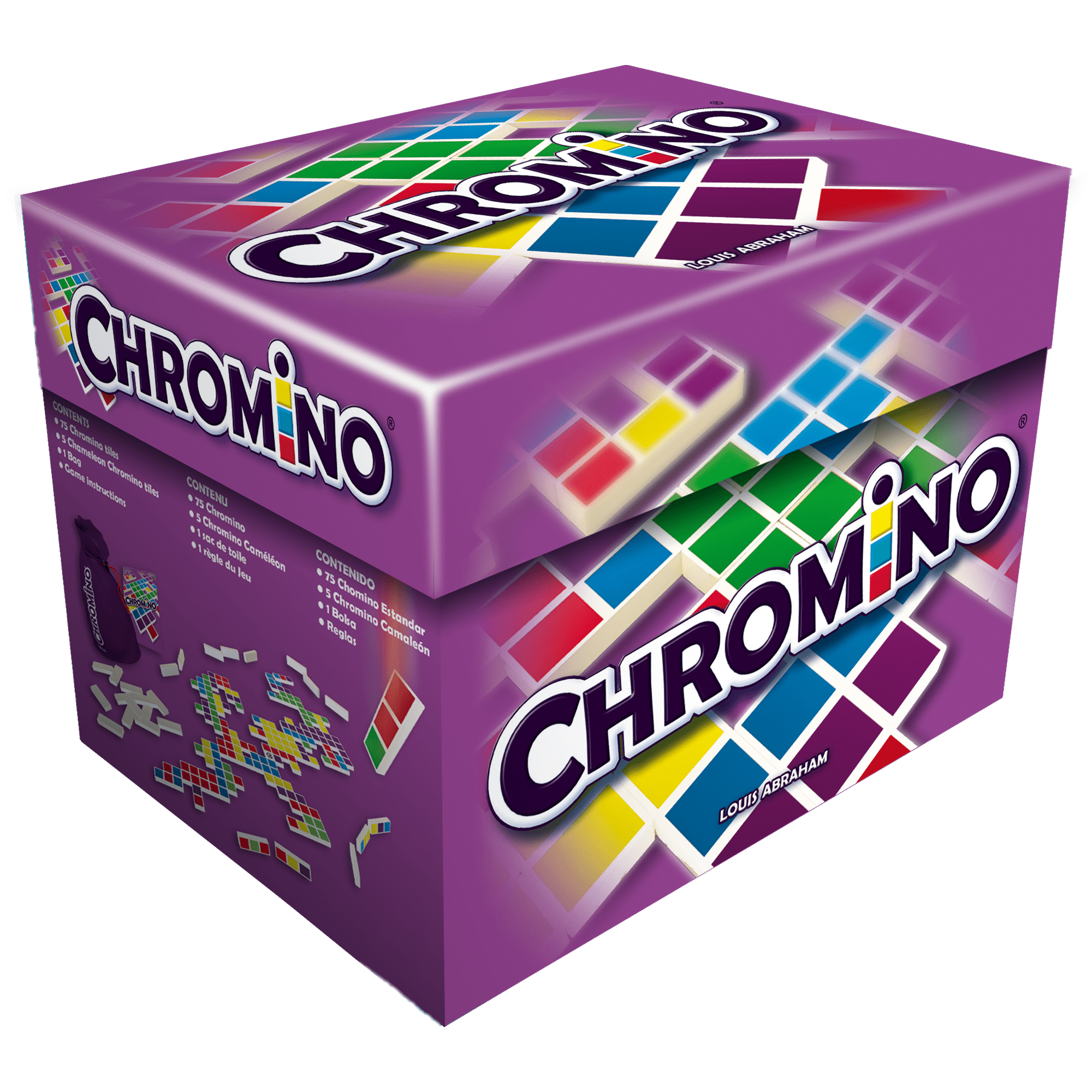 Chromino – Jeu de dominos de couleur familial et règle simple