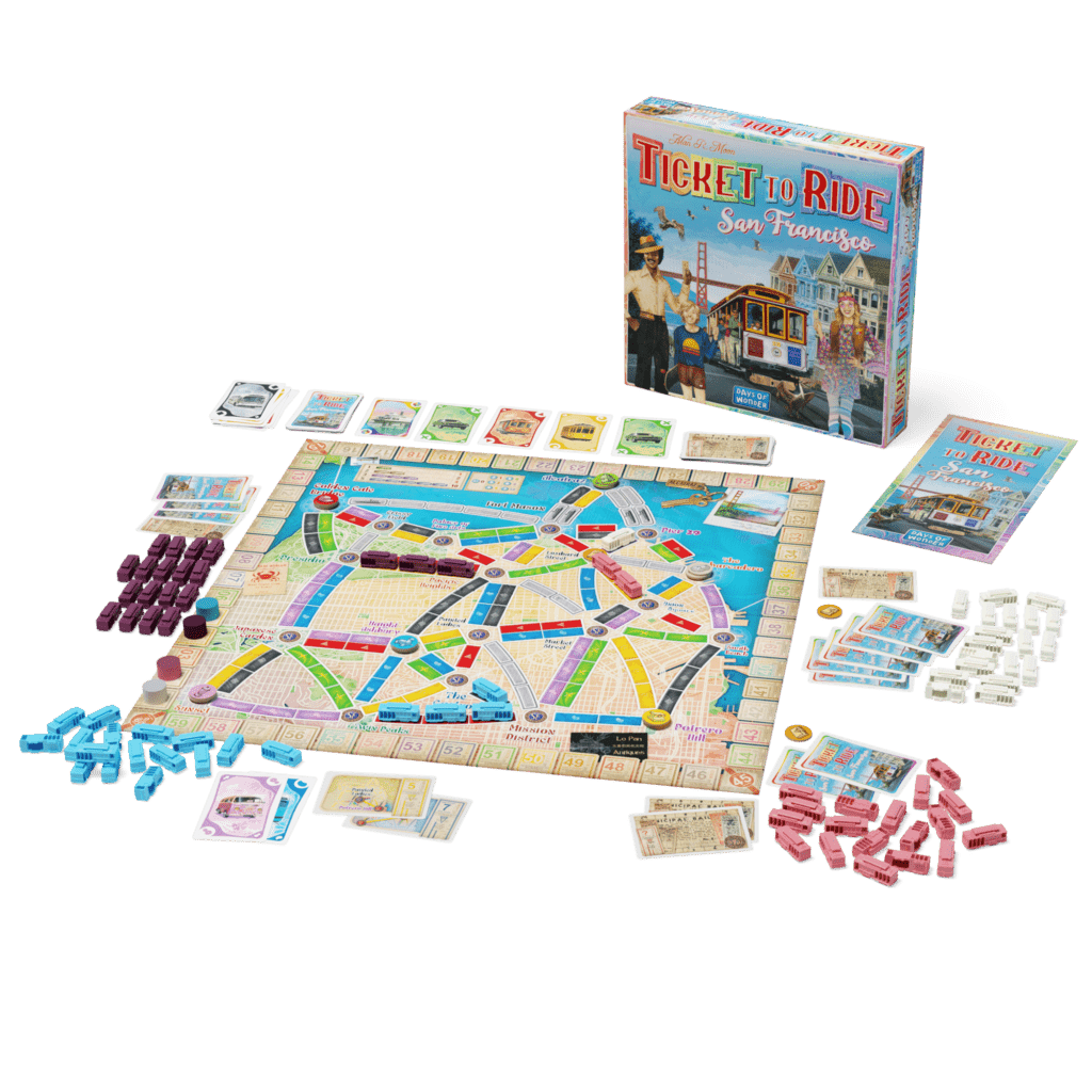 Les aventuriers du rail usa, jeux de societe