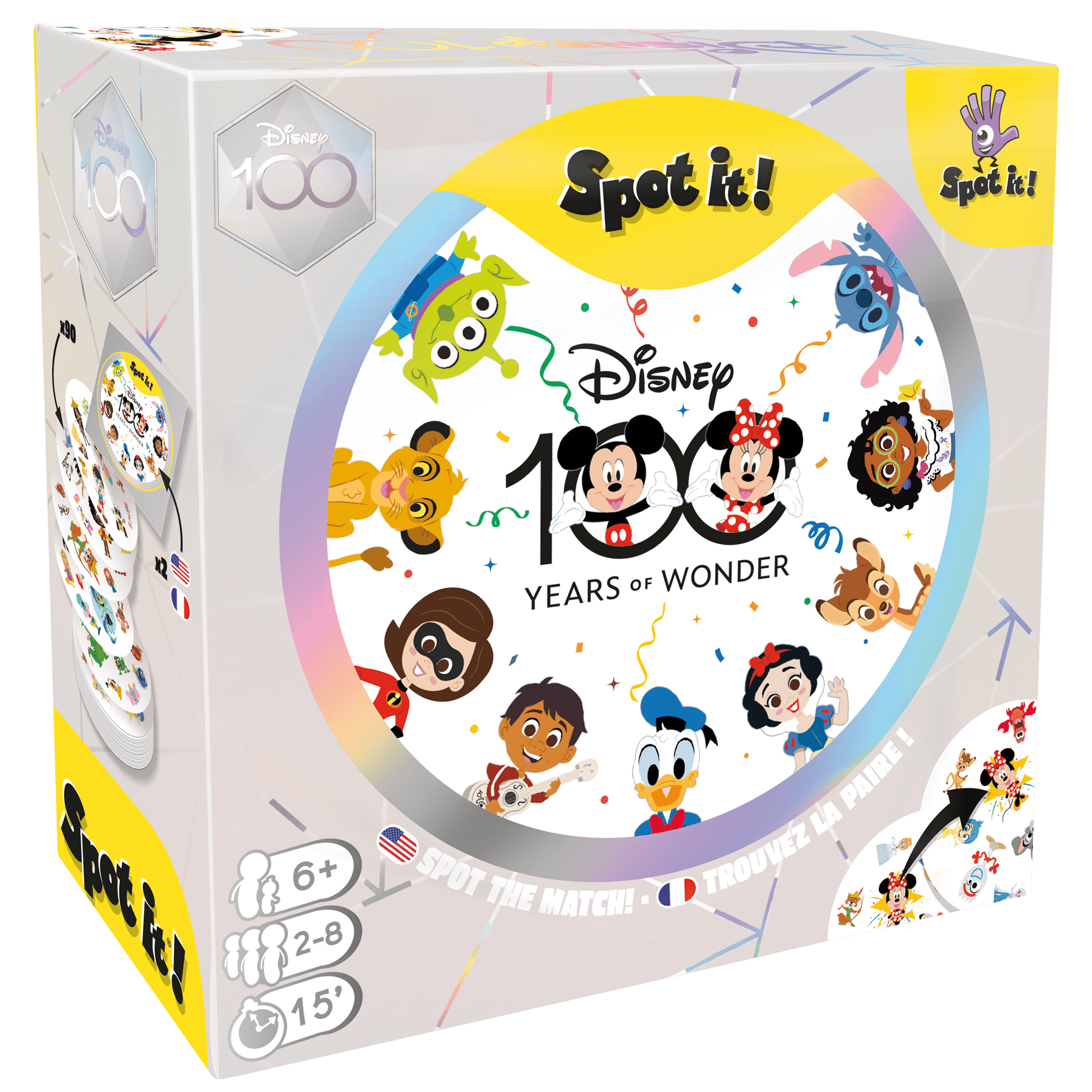 Dobble superpack : Disney/Pixar - Détail