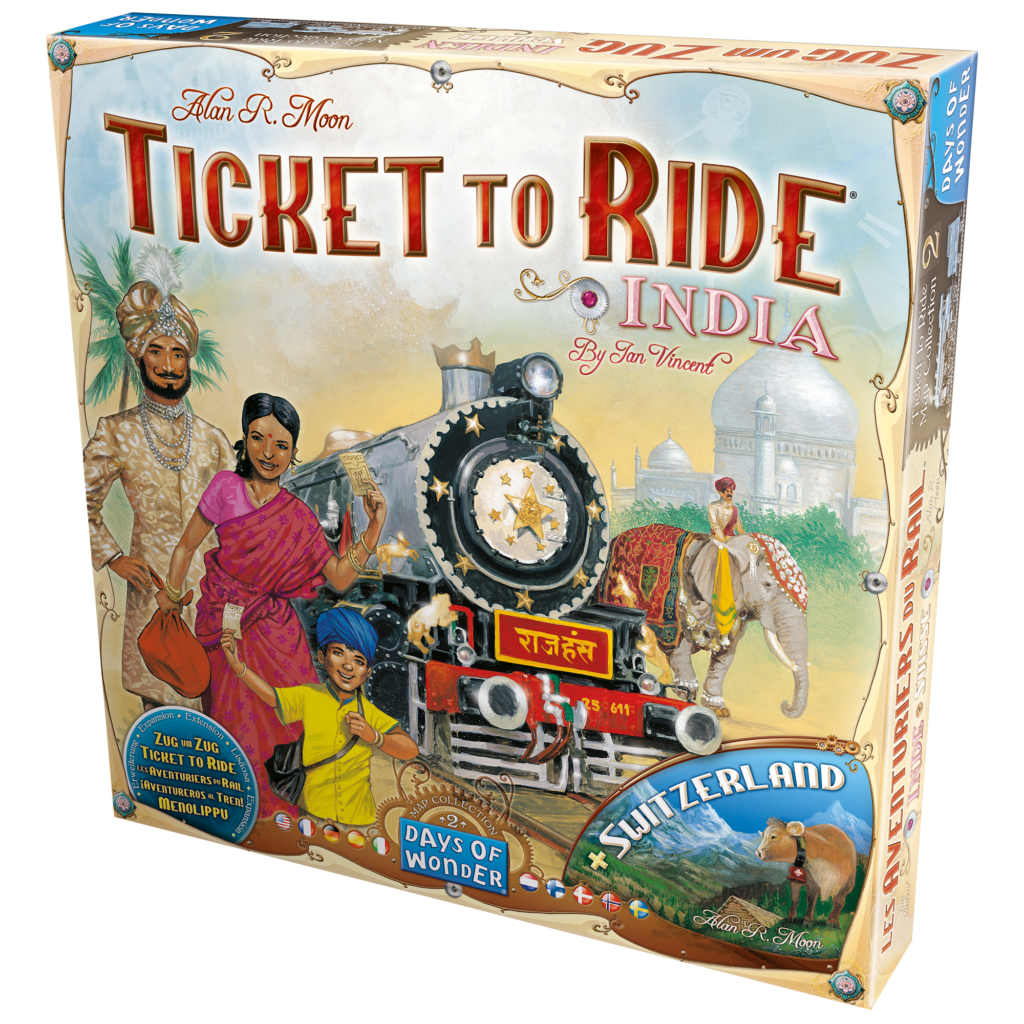 Ticket to Ride: Map #2 – India / Switzerland