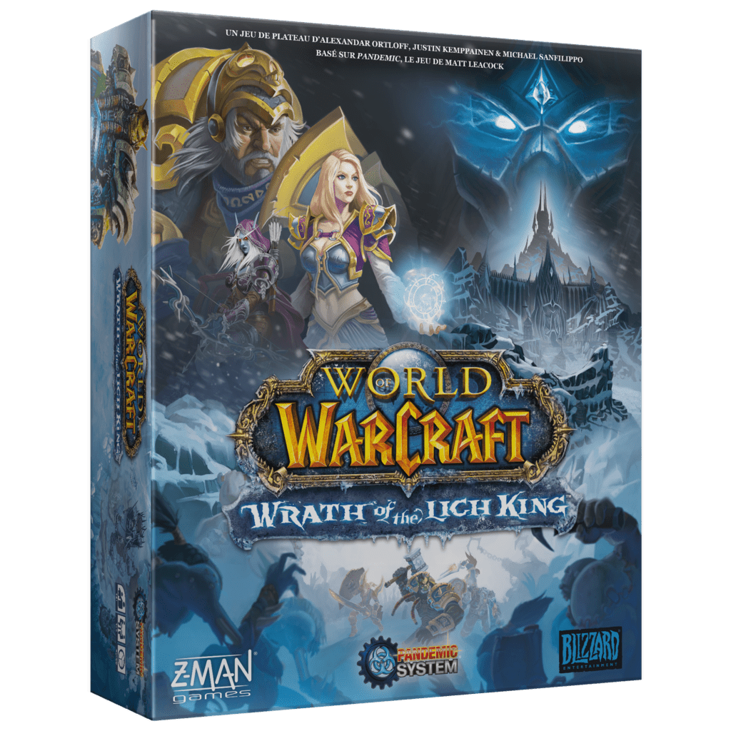 World of Warcraft: Wrath of the Lich King – un Jeu de Plateau utilisant le Système Pandemic