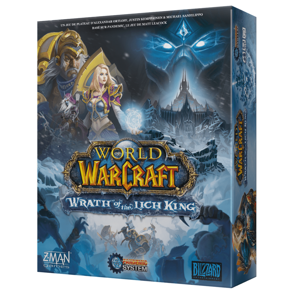 World of Warcraft: Wrath of the Lich King – un Jeu de Plateau utilisant le Système Pandemic