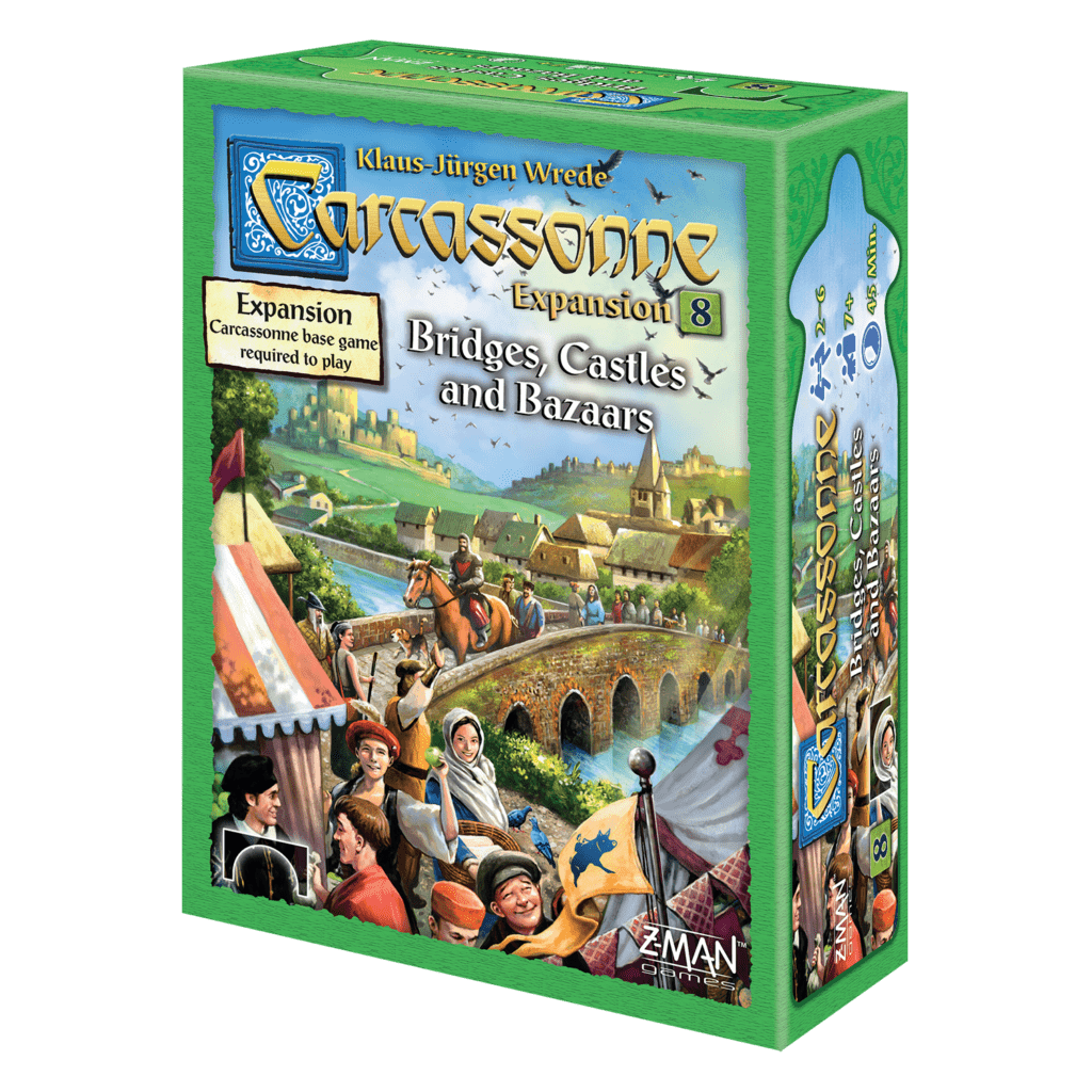 Carcassonne: Expansion #8 – Bridges, Castles & Bazaars