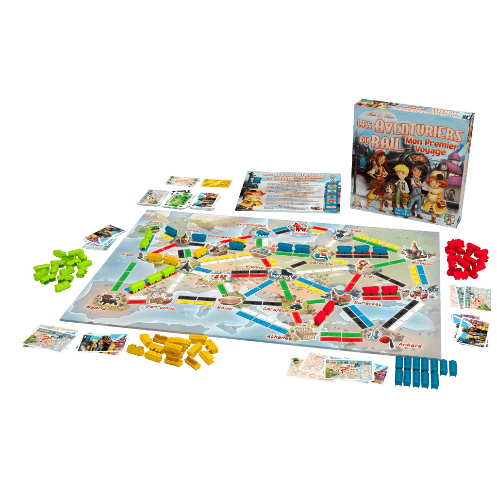 Les Aventuriers du Rail – Mon Premier Voyage – Europe Les Aventuriers du Rail – Mon Premier Voyage – Europe