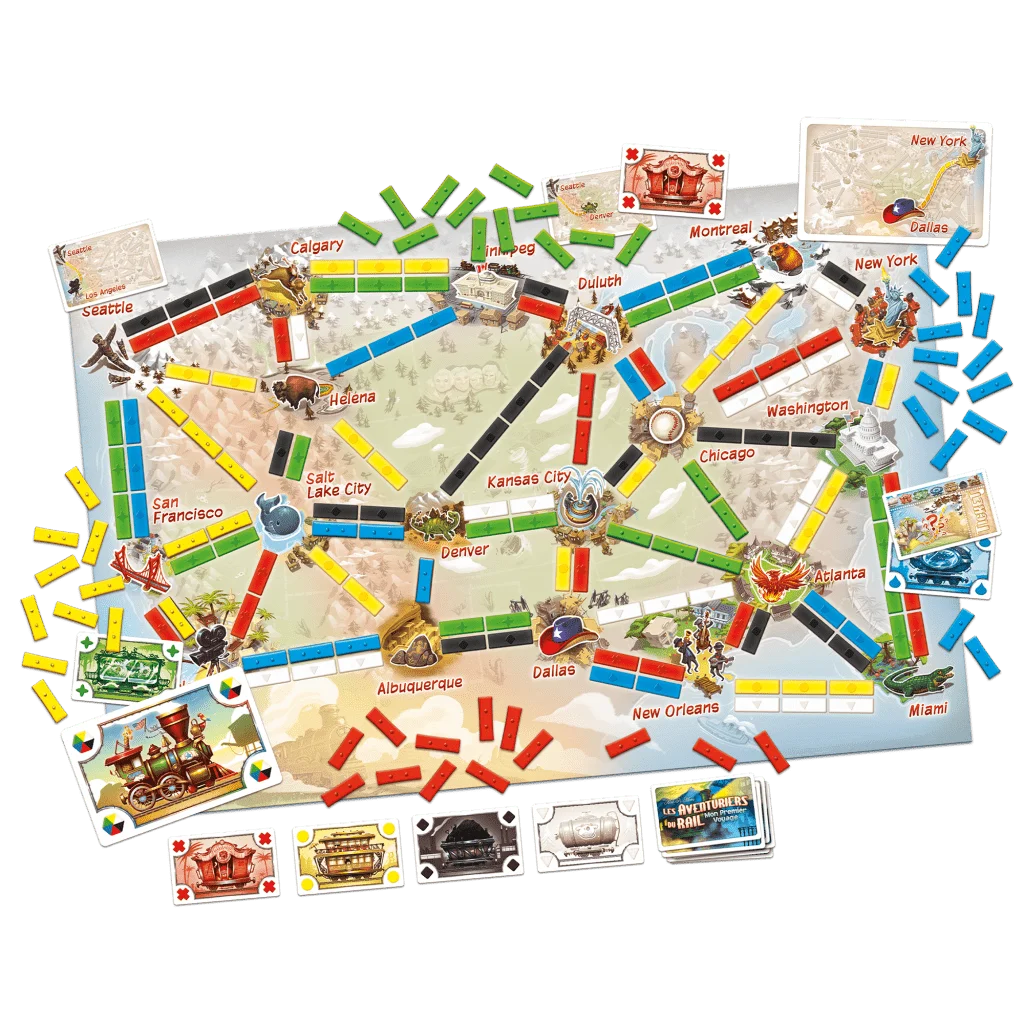 Les Aventuriers du Rail – Mon Premier Voyage Les Aventuriers du Rail – Mon Premier Voyage