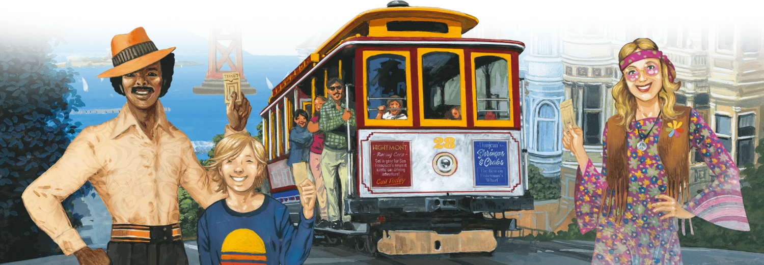 Ticket to Ride Crosses the Golden Gate Bridge in New San Francisco Edition Ticket to Ride Crosses the Golden Gate Bridge in New San Francisco Edition