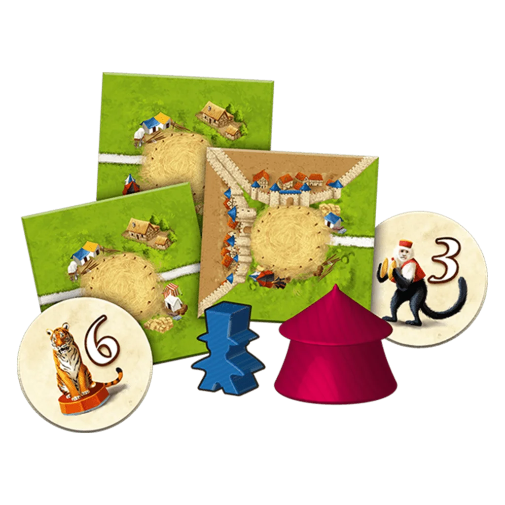 Carcassonne: Extension #10 – Tous en piste Carcassonne: Extension #10 – Tous en piste