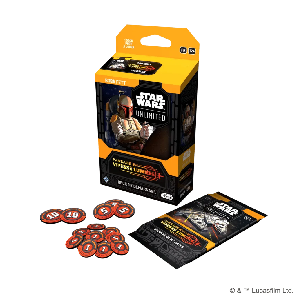 Star Wars™: Unlimited – Passage en Vitesse Lumière – Deck de démarrage : Boba Fett Star Wars™: Unlimited – Passage en Vitesse Lumière – Deck de démarrage : Boba Fett