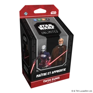 FFGSWHA024FR STAR WARS UNLIMITED 2026 TWIN SUNS DECKS MAITRE ET APPRENTIE FR 3D LEFT