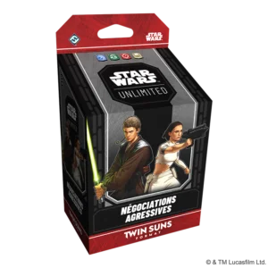 FFGSWHA024FR STAR WARS UNLIMITED 2026 TWIN SUNS DECKS NEGOTIATIONS AGGRESSIVES FR 3D LEFT
