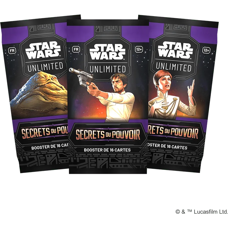FFGSWH0602FR STAR WARS UNLIMITED SECRETS DU POUVOIR BOOSTER DISPLAY FR COMPONNETS 2