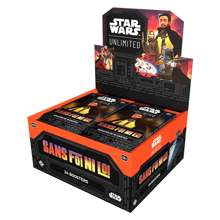 FFGSWH0702FR STAR WARS UNLIMITED SANS FOI NI LOI BOOSTER DISPLAY FR 3D RIGHT