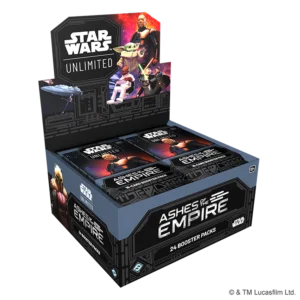 FFGSWH0802EN STAR WARS UNLIITED ASHES OF THE EMPIRE BOOSTER DISPLAY EN 3D LEFT