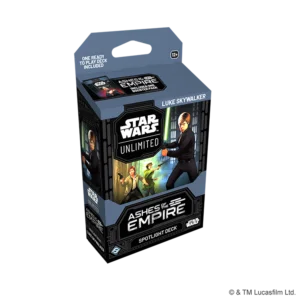 FFGSWH0810EN STAR WARS UNLIITED ASHES OF THE EMPIRE SPOTLIGHT DECKS LUKE EN 3D LEFT