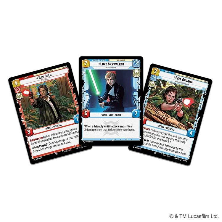 FFGSWH0810EN STAR WARS UNLIITED ASHES OF THE EMPIRE SPOTLIGHT DECKS LUKE EN COMPONENTS 2