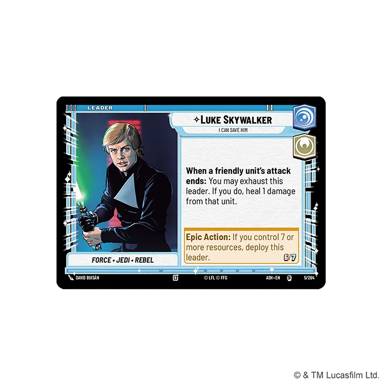 FFGSWH0810EN STAR WARS UNLIITED ASHES OF THE EMPIRE SPOTLIGHT DECKS LUKE EN COMPONENTS 3
