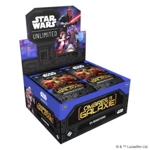 SWH0202FR STAR WARS UNLIMITED OMBRES DE LA GALAXIE BOOSTER DISPLAY FR 3D LEFT