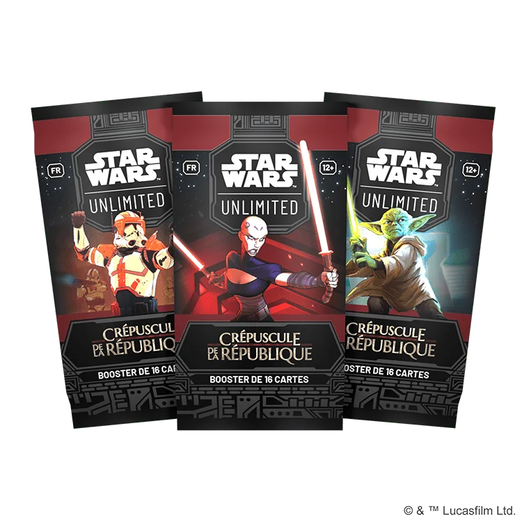 SWH0302FR STAR WARS UNLIMITED CREPUSCULE DE LA REPUBLIQUE BOOSTER DISPLAY FR COMPONENTS 2
