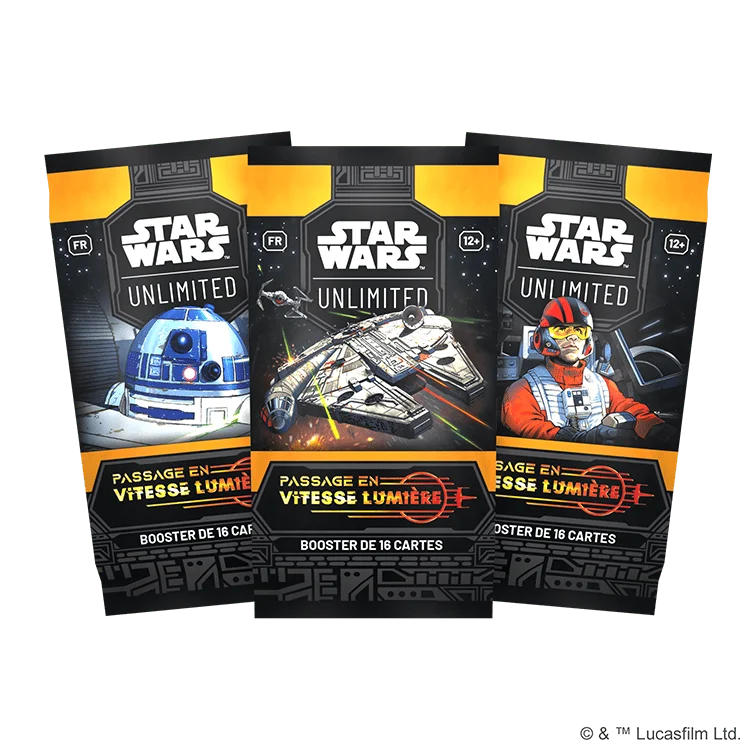 SWH0402FR STAR WARS UNLIMITED PASSAGE A LA VITESSE LUMIERE BOOSTER DISPLAY FR COMPONENTS 2