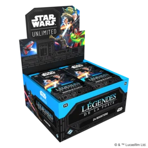 SWH0502FR STAR WARS UNLIMITED LEGENDES DE LA FORCE BOOSTER DISPLAY FR 3D LEFT