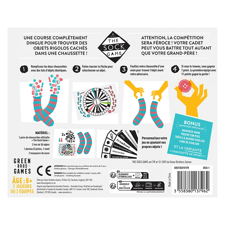 0000 GBGTSG0101FR THE SOCK GAME FR COVER BACK