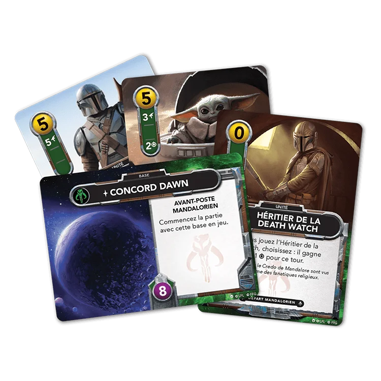 SWG03FR STAR WARS THE DECKBUILDING GAME MADALORIENS PAQUET DE FACTION FR COMPONENTS