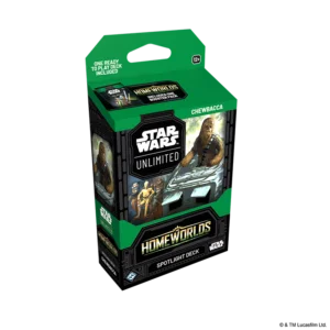 FFGSWH0910EN STAR WARS UNLIMITED HOMEWORLDS SPOTLIGHT DECKS CHEWBACCA EN 3D LEFT