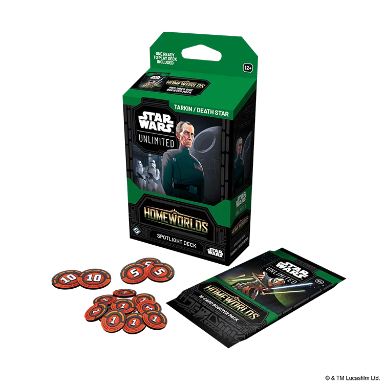 FFGSWH0910EN STAR WARS UNLIMITED HOMEWORLDS SPOTLIGHT DECKS TARKIN EN COMPONENTS