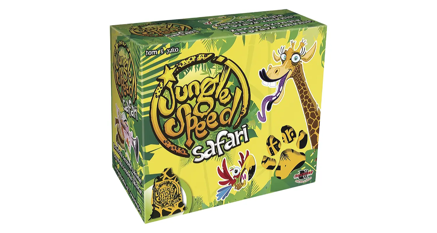 Jungle Speed Safari – Gioco Di Carte E Rapidità Per Bambini E Famiglie – Asmodee