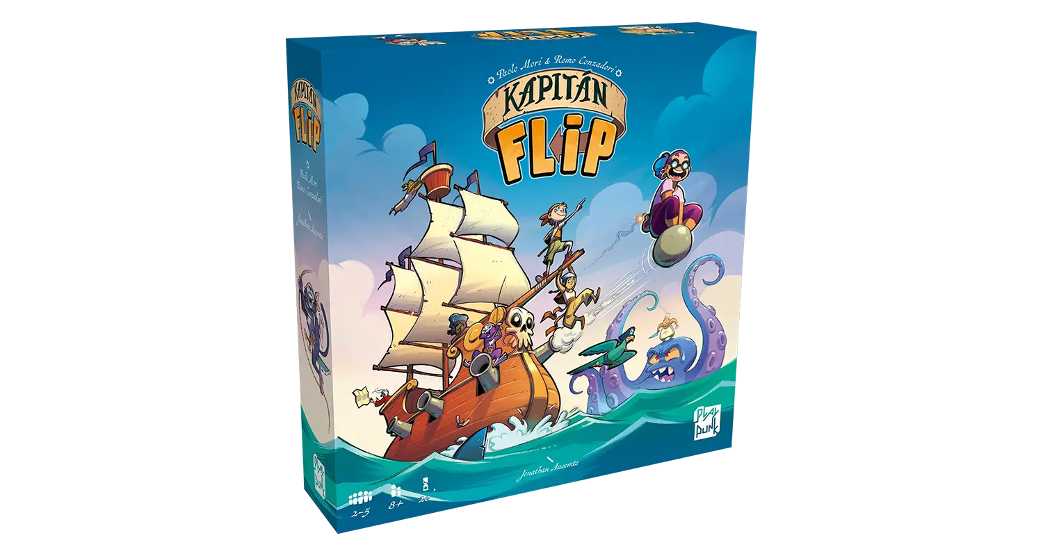 Asmodee Captain Flip - Nelle Grinfie Del Polpo - Espansione Gioco Dell'Anno 2024