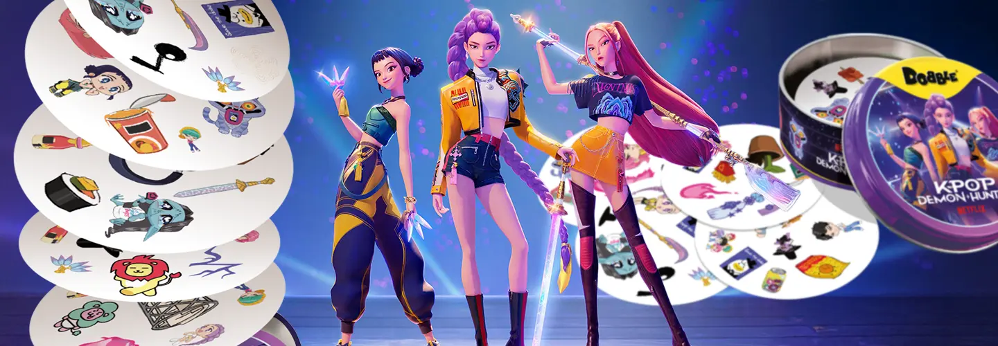 00a Dobble K Pop Deamon Hunter 1440x500