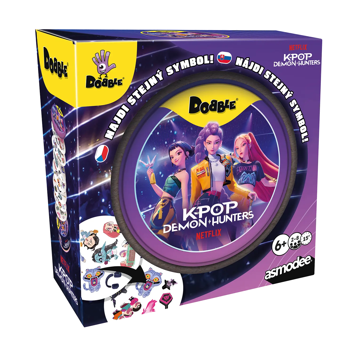 01 Dobble K Pop Deamon Hunter 3Dbox