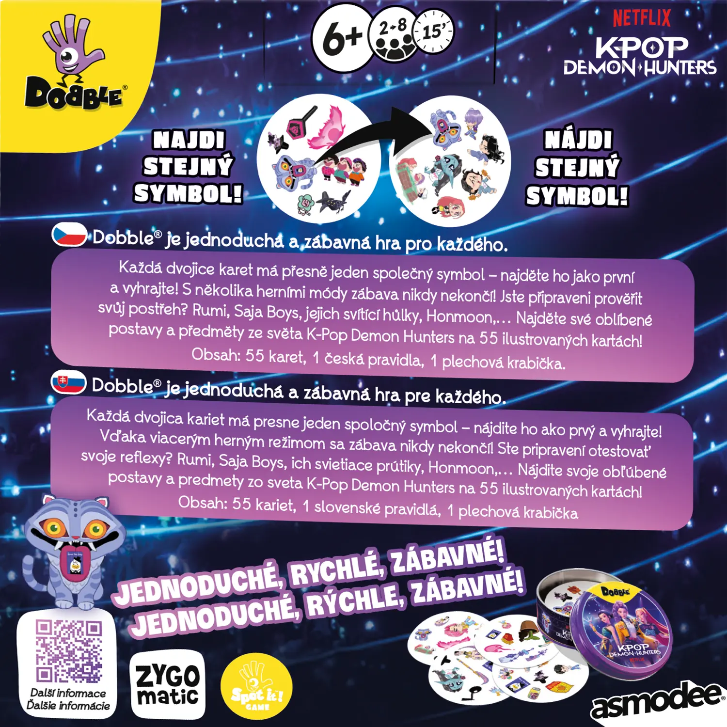 03 Dobble K Pop Deamon Hunter Box Back